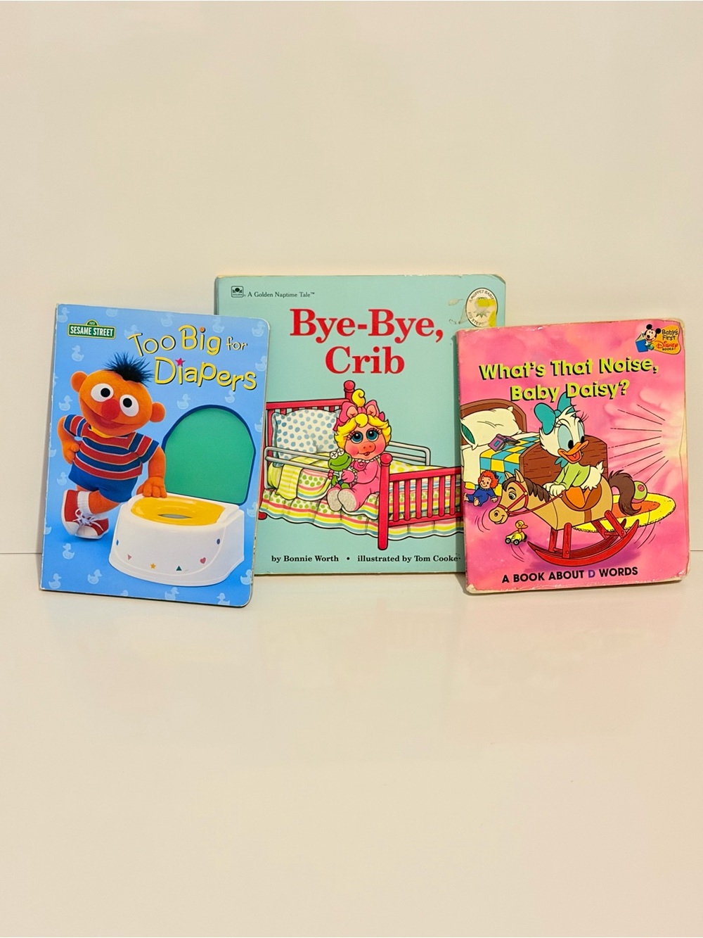 Vintage Muppets Disney Board Book Kids Children’s Potty Training Crib Training